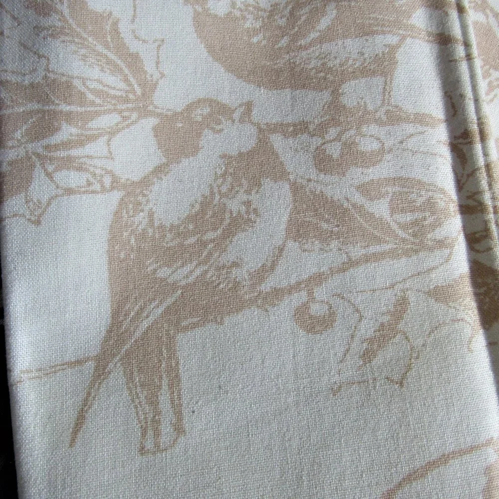 Set of 4 BIRD PRINT 100% COTTON Napkins India